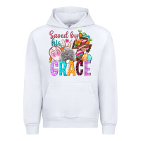 White Saved by his grace Easter Day Urban Hoodie - HowdyJamesFarm