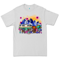 Dove Grey traveler Premium Tee - Zillion Design Studio
