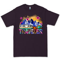 Plum traveler Premium Tee - Zillion Design Studio