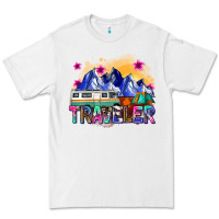 White traveler Premium Tee - Zillion Design Studio