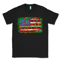 Black Christmas american flag Classic Tee - NancyCooperArtShop