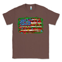 Chestnut Christmas american flag Classic Tee - NancyCooperArtShop