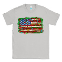 Moon Dust Christmas american flag Classic Tee - NancyCooperArtShop