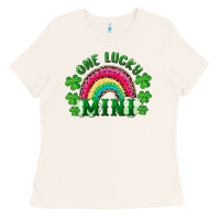 Bone St. Patrick's Day One Lucky Mini Ladies Tee - RanaPortraitStore