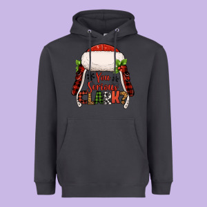 Western You Serious Clark Christmas Heavyweight Hoodie Designed By Jasminsmagicworld