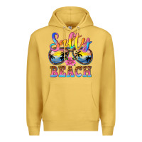 Antique Gold Salty beach Premium Hoodie - NancyCooperArtShop