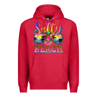 Cardinal Salty beach Premium Hoodie - NancyCooperArtShop