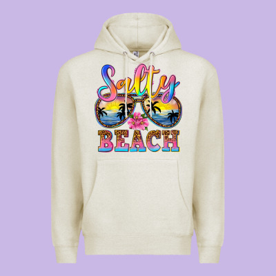 Salty Beach Premium Hoodie Designed By Nancycooperartshop
