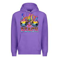 Purple Salty beach Premium Hoodie - NancyCooperArtShop