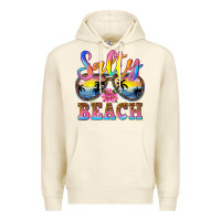 Sandshell Salty beach Premium Hoodie - NancyCooperArtShop