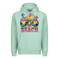 Seafoam Salty beach Premium Hoodie - NancyCooperArtShop