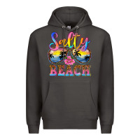 Smoke Salty beach Premium Hoodie - NancyCooperArtShop