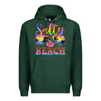 Sports Green Salty beach Premium Hoodie - NancyCooperArtShop