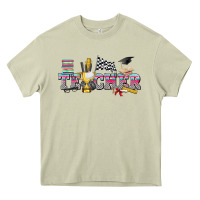 Mossy race with teacher Heavy Core Tee - texasbilliewilder