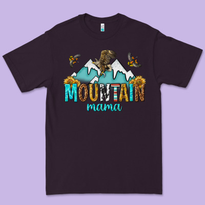Mountain Mama Premium Tee Designed By Texasbilliewilder
