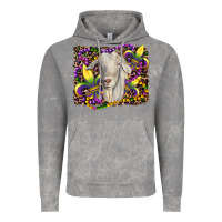 Cloud Rock mardi gras goat fleur de lis Vintage Hoodie - RanaPortraitStore