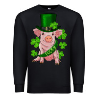 St. Patrick's Day Lucky Baby Pig Premium Sweatshirt | Teevron