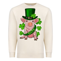 Sandshell st. patrick's day lucky baby pig Premium Sweatshirt - RanaPortraitStore