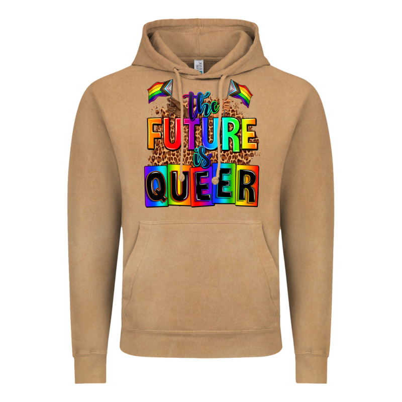 The Fuuture Is Queer Vintage Hoodie by AdoDesignShop | Teevron