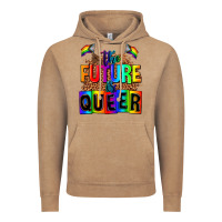 Vintage Coffee the fuuture is queer Vintage Hoodie - AdoDesignShop