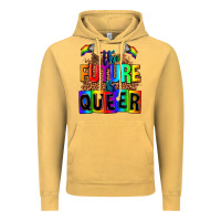 Vintage Mustard the fuuture is queer Vintage Hoodie - AdoDesignShop