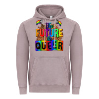 Vintage Zinc the fuuture is queer Vintage Hoodie - AdoDesignShop