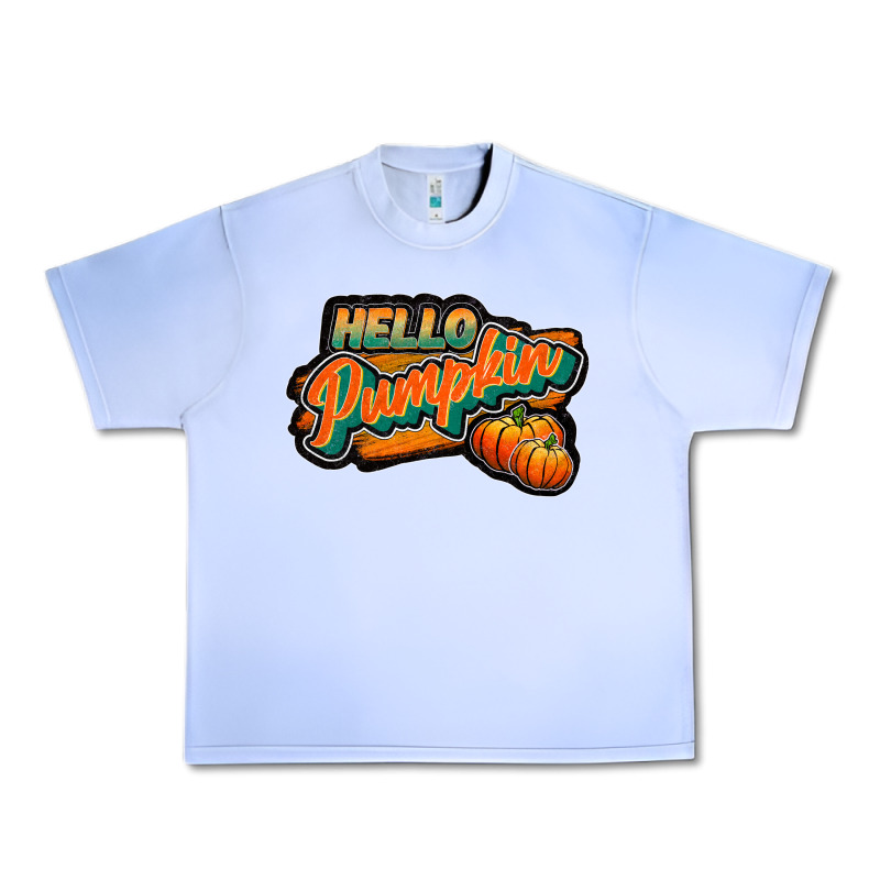 Hello Pumpkin Black Urban Heavy Tee by JahusDesignShop | Teevron