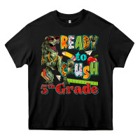 Black ready to crush fifth grade Heavy Core Tee - texasbilliewilder