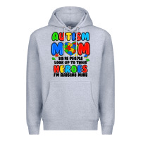 Heather Grey autism mom some people look up to their heroes i'm Premium Hoodie - JahusDesignShop