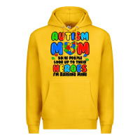 Lemon autism mom some people look up to their heroes i'm Premium Hoodie - JahusDesignShop