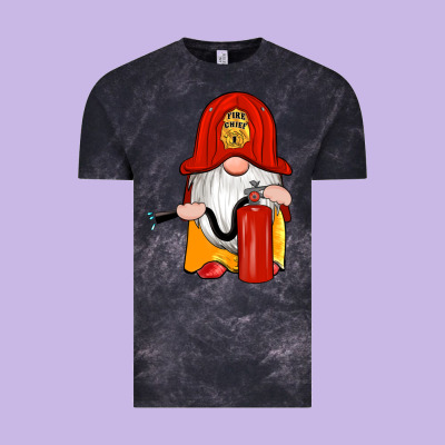 Firefighter Gnomes Vintage Tee Designed By Artiststas
