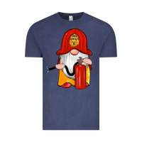 Vintage Denim firefighter gnomes Vintage Tee - Artiststas