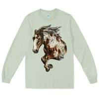 Matcha Mustang Horse Long Sleeve Tee - LillyAllenDesigns