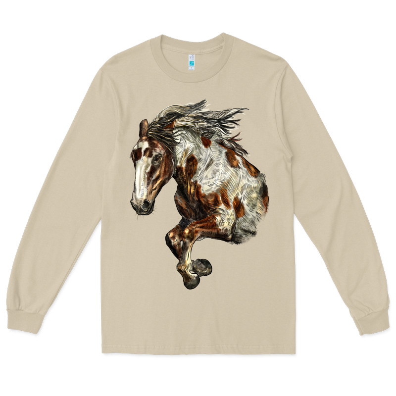 Mustang Horse Long Sleeve Tee by LillyAllenDesigns | Teevron