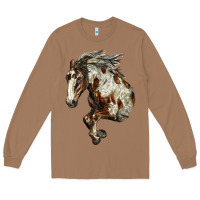 Toasted Coconut Mustang Horse Long Sleeve Tee - LillyAllenDesigns