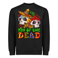 Black mexican day of the dead Heavyweight Sweatshirt - AdoDesignShop