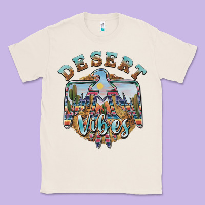 Desert Vibes Thunderbird Classic Tee Designed By Barkaloodesign