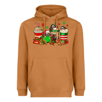 Meerkat christmas sloth coffee cups Heavyweight Hoodie - Jasminsmagicworld