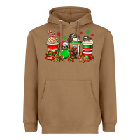 Toasted Coconut christmas sloth coffee cups Heavyweight Hoodie - Jasminsmagicworld