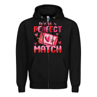 Black were perfect match Zipper Hoodie - MaliasSmallBusiness