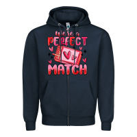 Navy were perfect match Zipper Hoodie - MaliasSmallBusiness