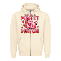Sandshell were perfect match Zipper Hoodie - MaliasSmallBusiness