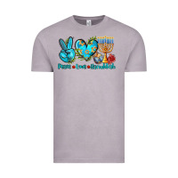 Vintage Zinc peace love hanukkah Vintage Tee - AdoDesignShop