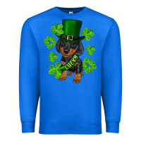 True Royal st. patrick's day lucky dachshund puppy Premium Sweatshirt - RanaPortraitStore