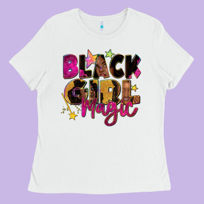 Black Girl Magic Ladies Tee Designed By Zillion Design Studio