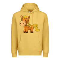Antique Gold cute horse Premium Hoodie - texasbilliewilder