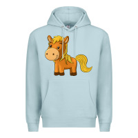 Blue Mist cute horse Premium Hoodie - texasbilliewilder