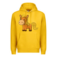 Lemon cute horse Premium Hoodie - texasbilliewilder