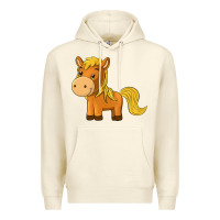 Sandshell cute horse Premium Hoodie - texasbilliewilder