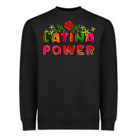 Black latina power Heavyweight Sweatshirt - AdoDesignShop